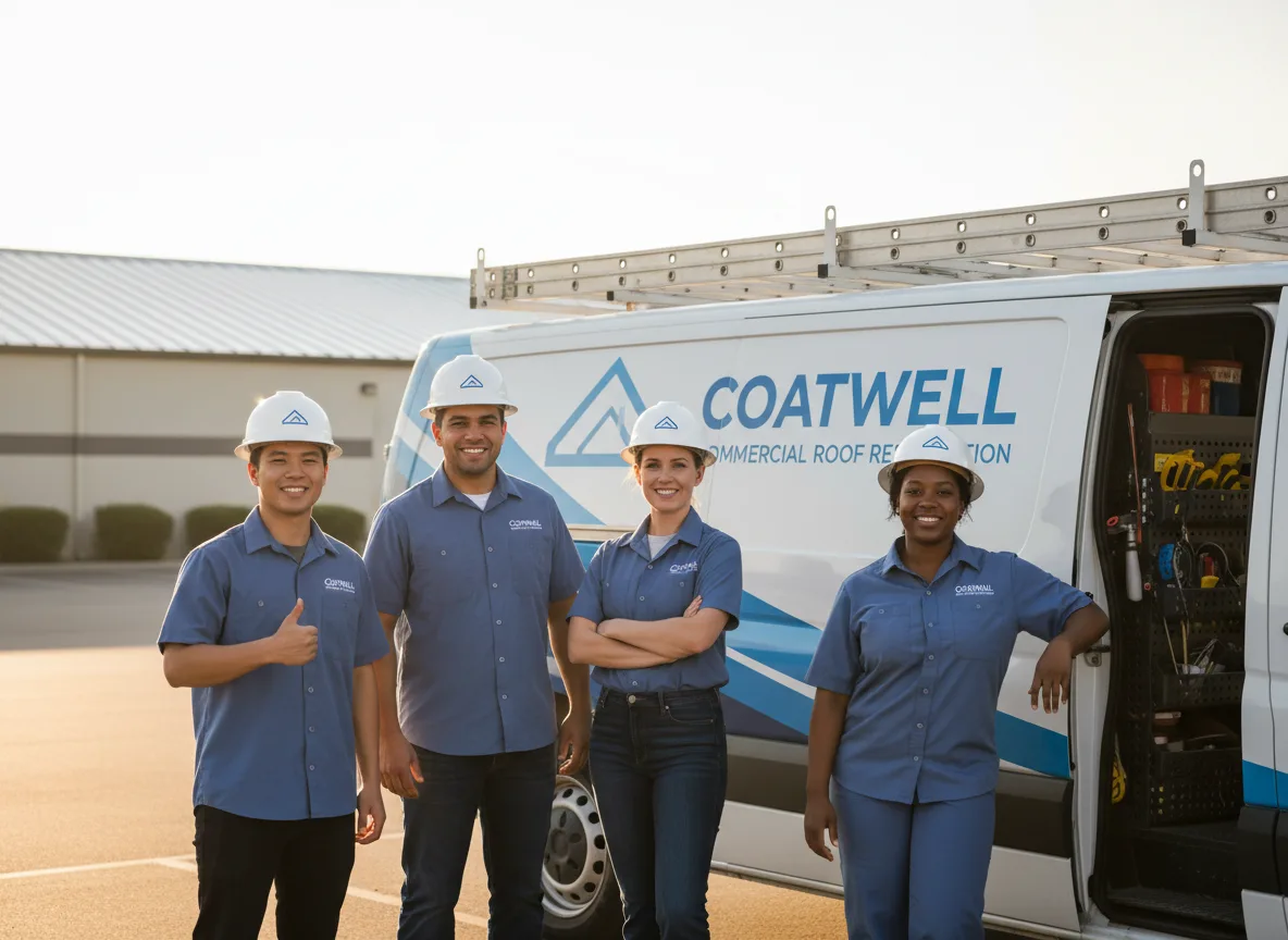 Commercial roof coating company in Maine